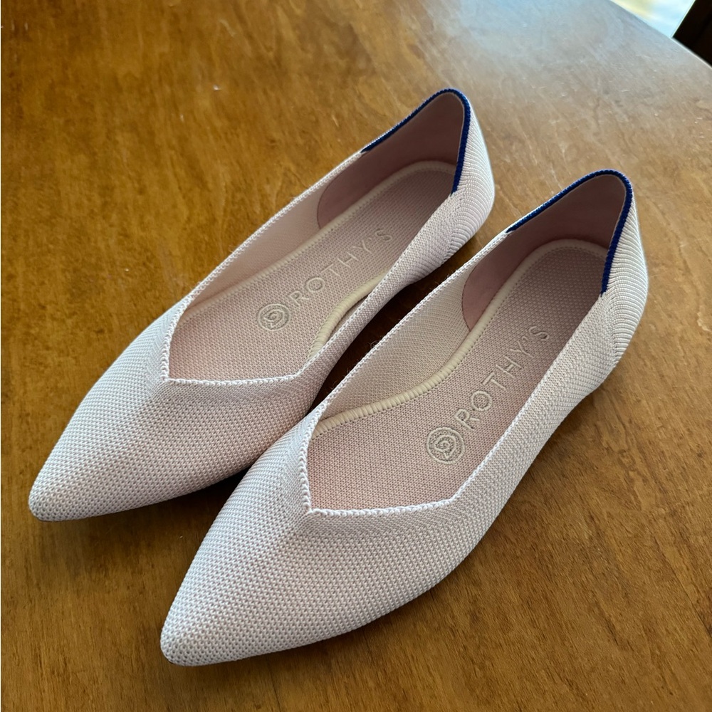 Rothy's Women's Cream Flats